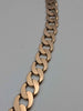 9ct Rose Gold Very Thick Curb Chain Necklace With Yellow Gold Clasp - 78.29 Grams - 26" Long