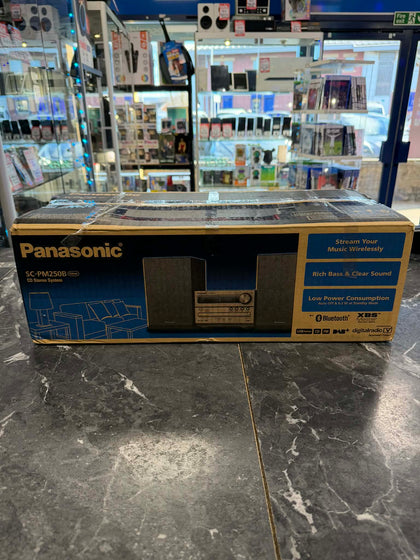 Panasonic Sc-pm250b Cd Stereo System Rich Bass & Clear Sound Bluetooth