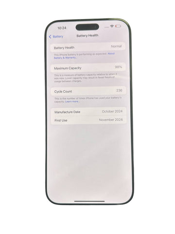 iPhone 16 Pro Max BOXED {256GB 98BH}