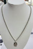 Silver Chain with Guardian Angel Pendant 20"