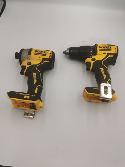 Dewalt DCD709 DCF809 Drill & Impact Drill With 1 4ah batt & charger & case