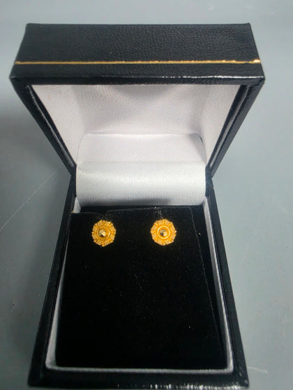 22CT Gold Earrings 1.2G