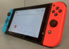 Nintendo Switch Neon Red/Blue Joy-con's ** 3rd Party Charger **