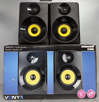 Vonyx SMN30B Active Studio Monitors ** Boxed **