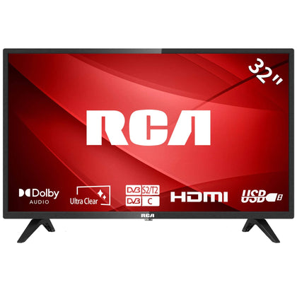 RCA 32 Inch 720P TV Freeview HD Dolby Digital Audio DVB 32 Standard TV [COLLECTION ONLY][BOSTON]