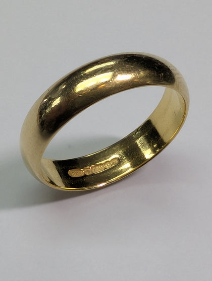 18CT GOLD WEDDING BAND RING