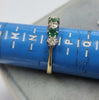 18ct Gold Diamond/Emerald Ring Size "O"