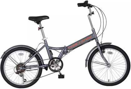 Abaseen Challenge Holborn 20 inch Wheel Size Unisex Folding Bike | Grey **Collection Only**