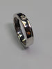 18ct White Gold Diamond Ring Size H 1/2