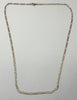 9ct gold figaro chain 21.5"