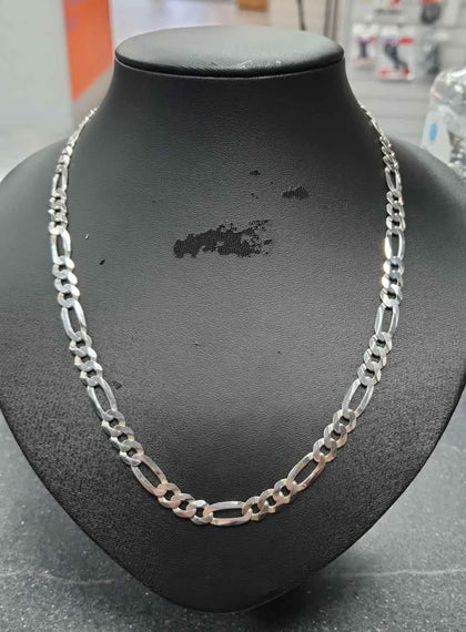 925 Silver Figaro Necklace - 20