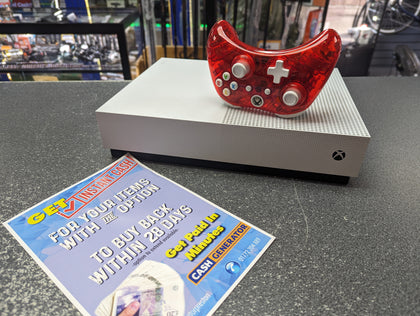 XBOX ONE S DIGITAL CONSOLE WITH RED CONTROLLER PRESTON STORE