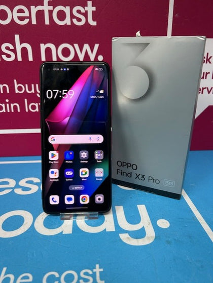OPPO FIND X3 PRO 256GB GLOSS BLACK UNLOCKED **BOXED**