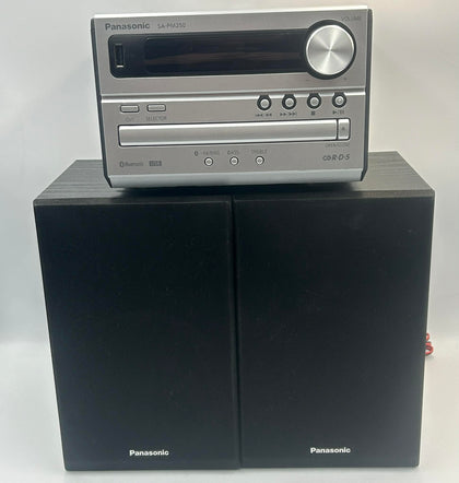 Panasonic SA-PM250B Micro Stereo System USB + Radio, Bluetooth And CD Player, Unboxed