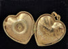 9ct Yellow Gold Heart Pendent With Clear Stone - 1.7G. Hallmarked