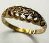 18ct yellow gold 5 stone diamond ring size L