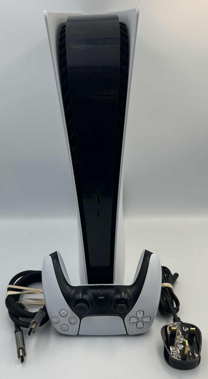Playstation 5 Console, 825GB, White, Unboxed with pad and cables
