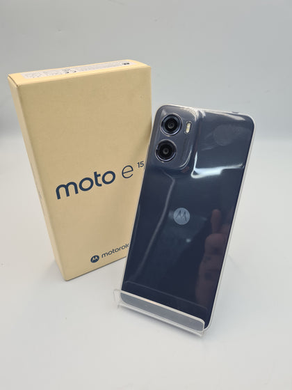 **NEW** Motorola moto e15 Misty Blue 64GB smartphone unlocked BOXED