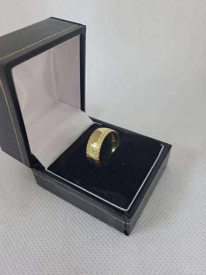 18k Solid Gold Ring, 750 Hallmarked, 5.30Grams, Size: N