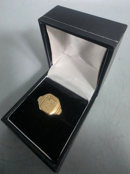 9ct GOLD RING 375 2.9g Size O