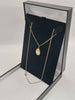 (375 Hallmarked&Tested), 4.61G Gold Chain With Flower Engraved Locket