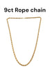 9CT Rope Chain 20"