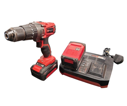 Einhell TE-CD 18/2 Li-i 18V Cordless Impact Drill Driver w/2 batteries and charger**Unboxed**