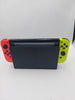 Nintendo Switch Console 32GB HAC 001-01 with Neon red/yellow Joycons including Dock and Charger-SMALL DENT ON SCREEN