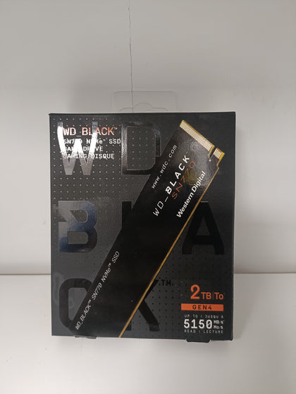 WD 2TB Black NVMe SSD SN770 M.2 4th Gen - Great Yarmouth