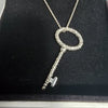 Pandora Necklace And Key Pendent (ALE) 925 9.4 36'' in Length