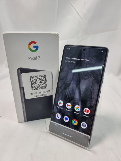 Google Pixel 7 128GB smartphone Obsidian black Unlocked boxed