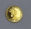 2006 Falkland Islands 1/25th Crown gold