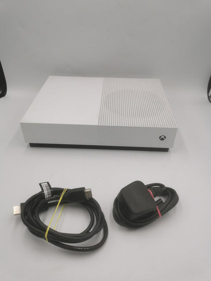 Xbox One S console 500GB white Unboxed with NO CONTROLLER JUST WIRES