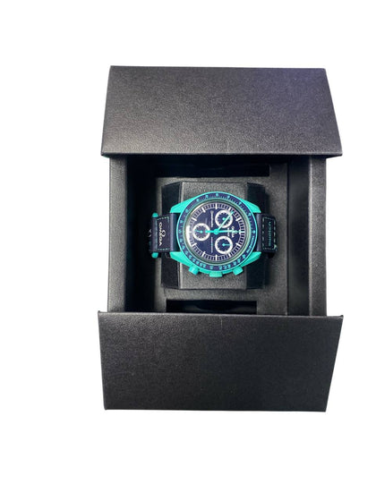 Omega X Swatch Moonswatch Mission To Earth Polar Lights *Collection Olny*