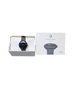 Google Pixel Watch - Polished Silver Case/Charcoal Active Band - 4G LTE + Bluetooth/Wi-Fi