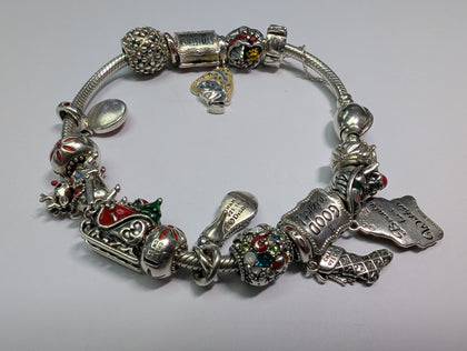 SILVER CHAMILA CHARM BRACELET PRESTON STORE