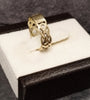 9ct Yellow Gold Celtic Knot wedding Band Ring Size - K