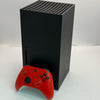 Xbox Series X, 1TB, Black with Official Red Series Controller.