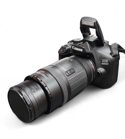 Canon EOS 4000D DSLR Camera w/70-210mm lens**Unboxed**