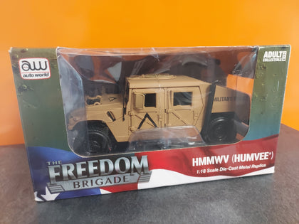 Auto World hmmwv 1:18 Ccale die-cast Metal Replica