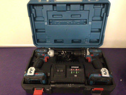 Erbauer Combi Drill Impact Driver Kit