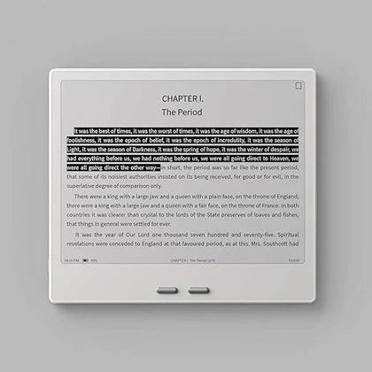 BOOX Go 7 E-Book Reader 7 Inch Black and White 64GB 300ppi Android 13 Front Light BT WiFi White