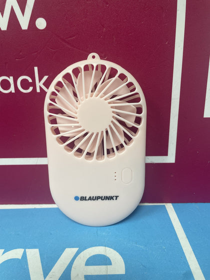 Blaupunkt Mini Handheld Fan With 3 Speed Setting- PINK UNBOXED.