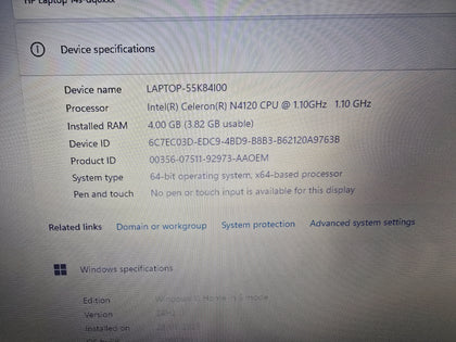 hp laptop 14s