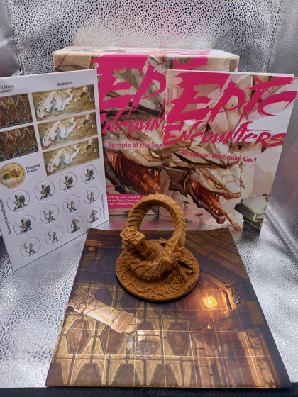 EPIC ENCOUNTERS TEMPLE OF THE SNAKE GOD SET MINIATURES