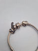 Pandora small 925 silver bracelet with two charms BOXED