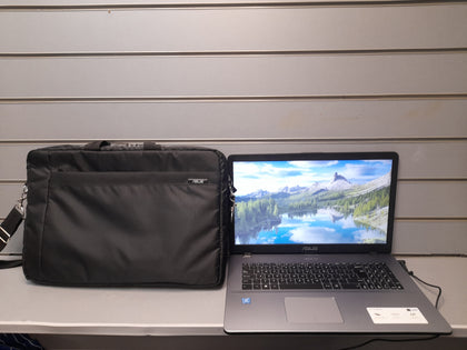 Asus VivoBook 17 with laptop bag