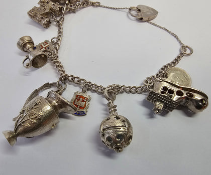 Silver Charm Bracelet