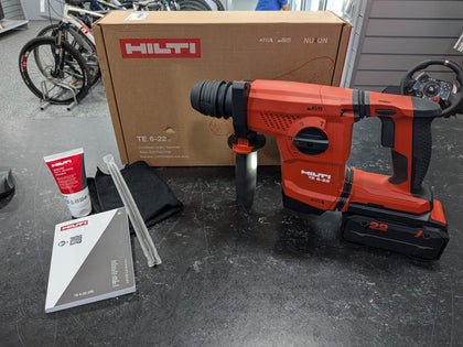 Hilti TE 6-22 Cordless Rotary Hammer + 5Ah Battery Boxed