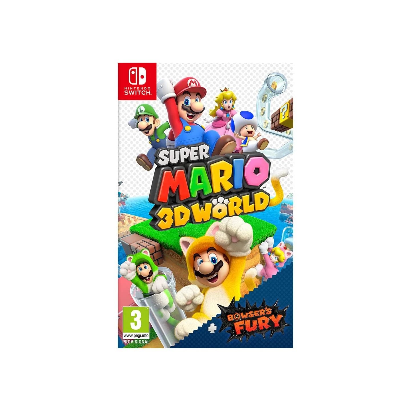 Mario Nintendo Super Mario 3d World Fury Switch スーパーマリオ 3D Mario Nintendo Super Mario 3d World Fury Switch スーパーマリオ 3D